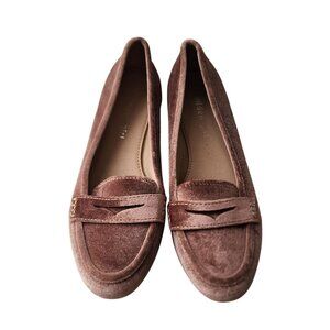 Madden Girl Pink Velvet Loafers